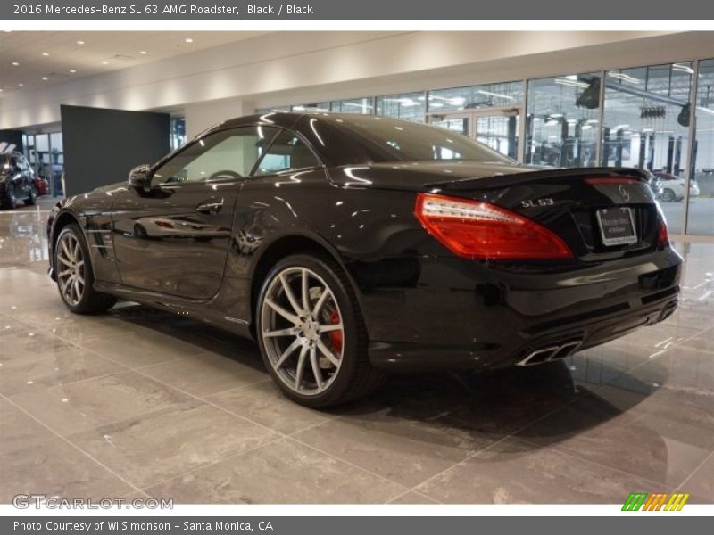 Black / Black 2016 Mercedes-Benz SL 63 AMG Roadster