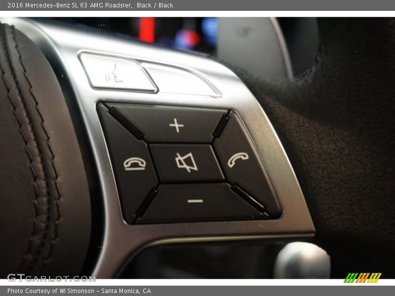Controls of 2016 SL 63 AMG Roadster