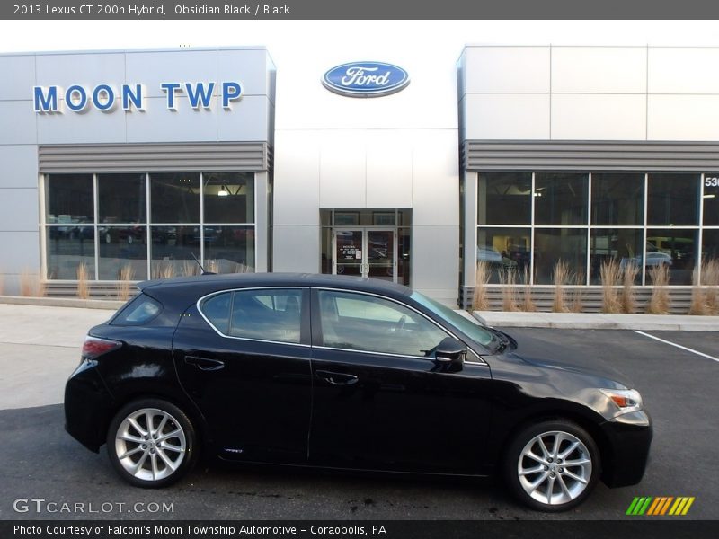 Obsidian Black / Black 2013 Lexus CT 200h Hybrid