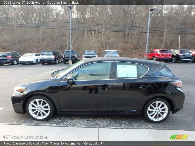 Obsidian Black / Black 2013 Lexus CT 200h Hybrid