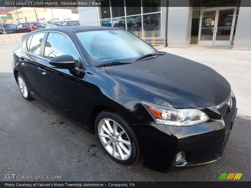Obsidian Black / Black 2013 Lexus CT 200h Hybrid