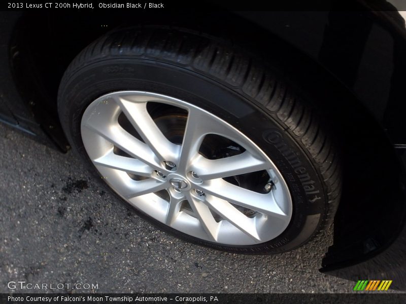 Obsidian Black / Black 2013 Lexus CT 200h Hybrid