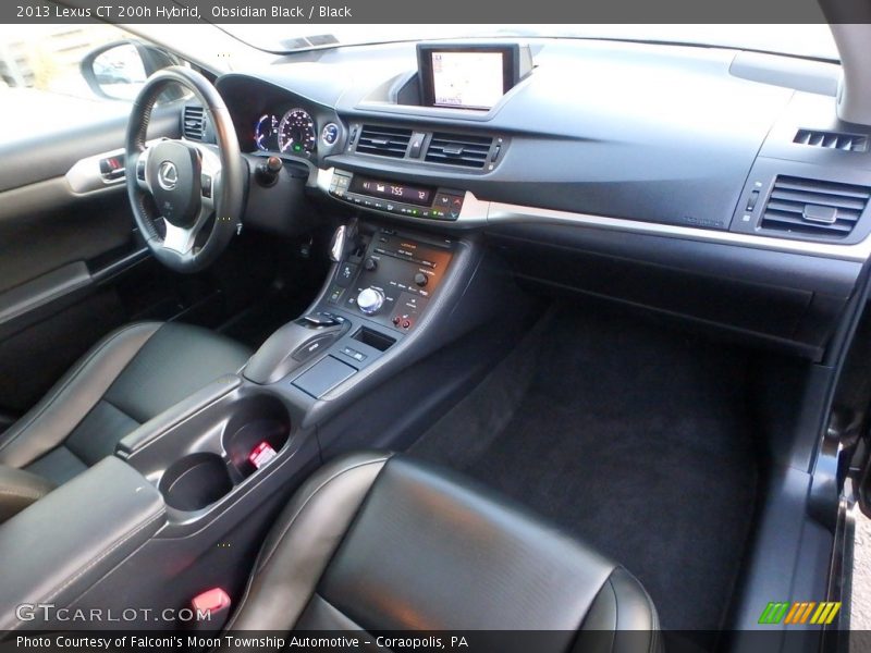 Obsidian Black / Black 2013 Lexus CT 200h Hybrid