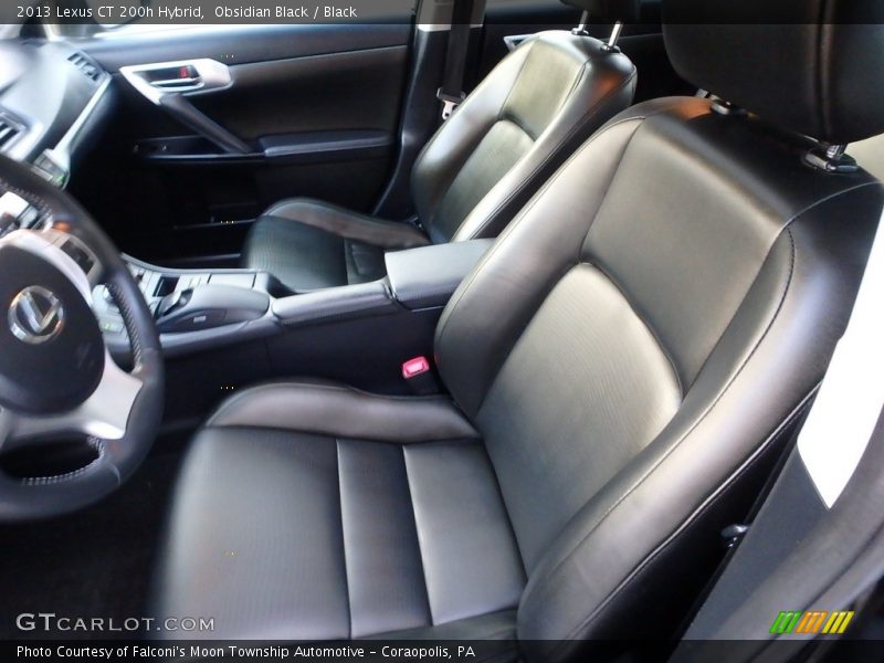Obsidian Black / Black 2013 Lexus CT 200h Hybrid
