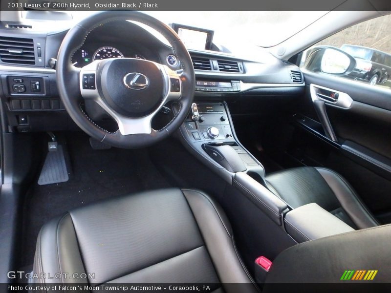 Obsidian Black / Black 2013 Lexus CT 200h Hybrid