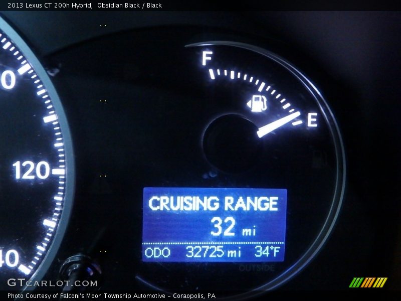 Obsidian Black / Black 2013 Lexus CT 200h Hybrid