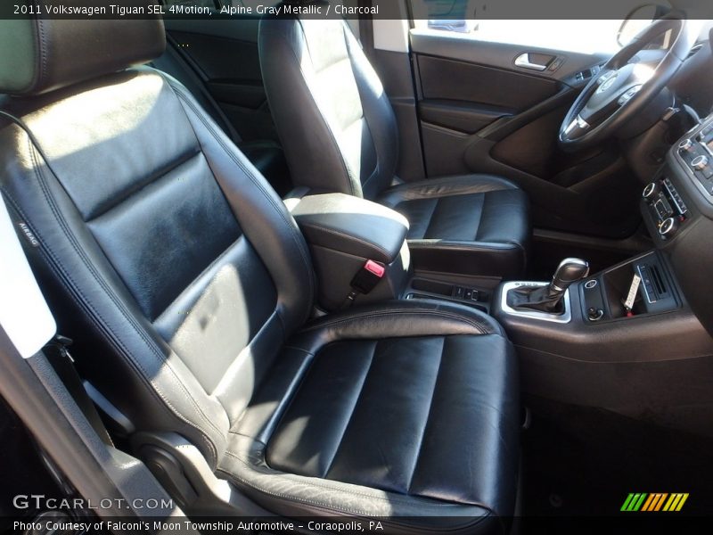 Alpine Gray Metallic / Charcoal 2011 Volkswagen Tiguan SEL 4Motion