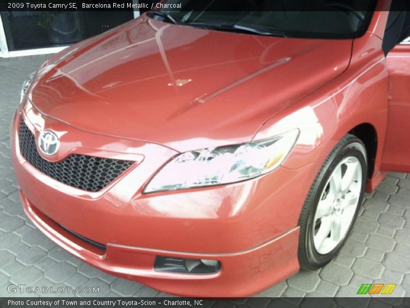 Barcelona Red Metallic / Charcoal 2009 Toyota Camry SE