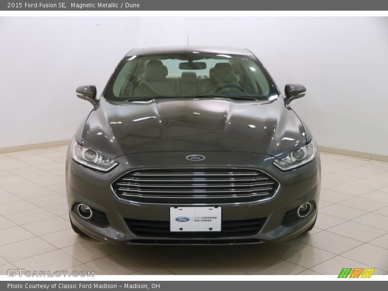 Magnetic Metallic / Dune 2015 Ford Fusion SE