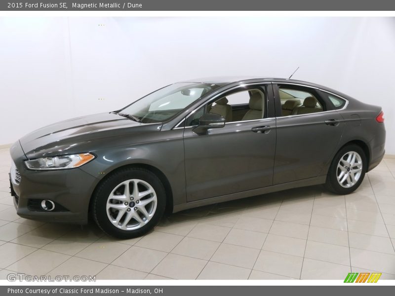 Magnetic Metallic / Dune 2015 Ford Fusion SE