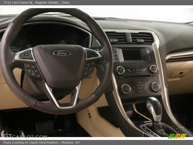 Magnetic Metallic / Dune 2015 Ford Fusion SE