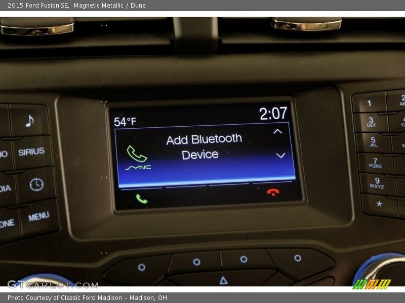 Magnetic Metallic / Dune 2015 Ford Fusion SE