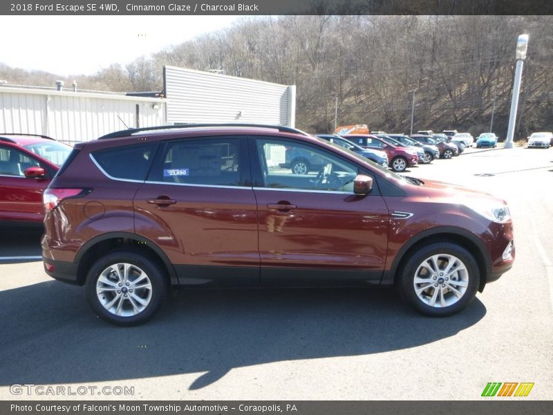 Cinnamon Glaze / Charcoal Black 2018 Ford Escape SE 4WD