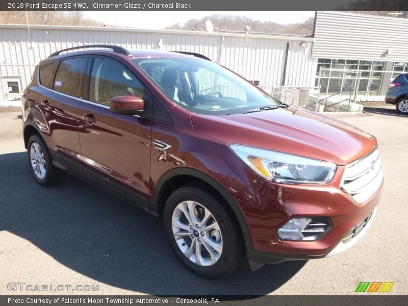 Cinnamon Glaze / Charcoal Black 2018 Ford Escape SE 4WD