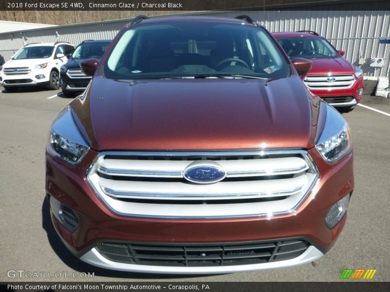 Cinnamon Glaze / Charcoal Black 2018 Ford Escape SE 4WD