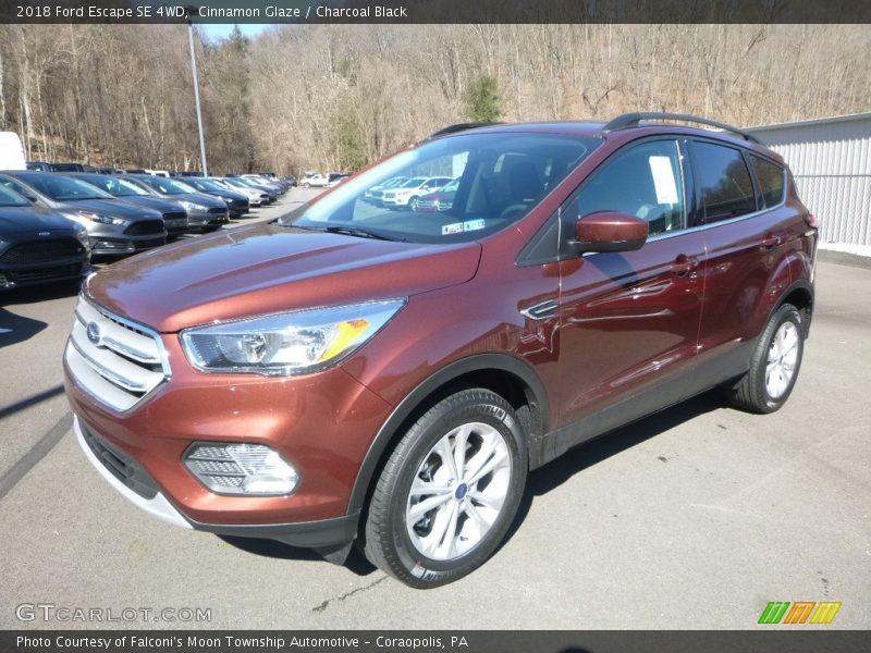 Cinnamon Glaze / Charcoal Black 2018 Ford Escape SE 4WD