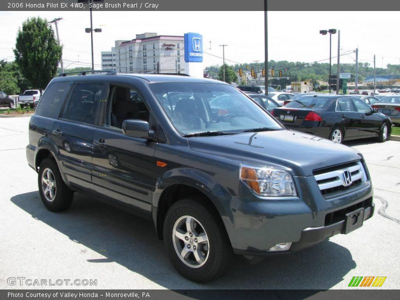 Sage Brush Pearl / Gray 2006 Honda Pilot EX 4WD