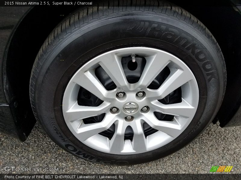 Super Black / Charcoal 2015 Nissan Altima 2.5 S