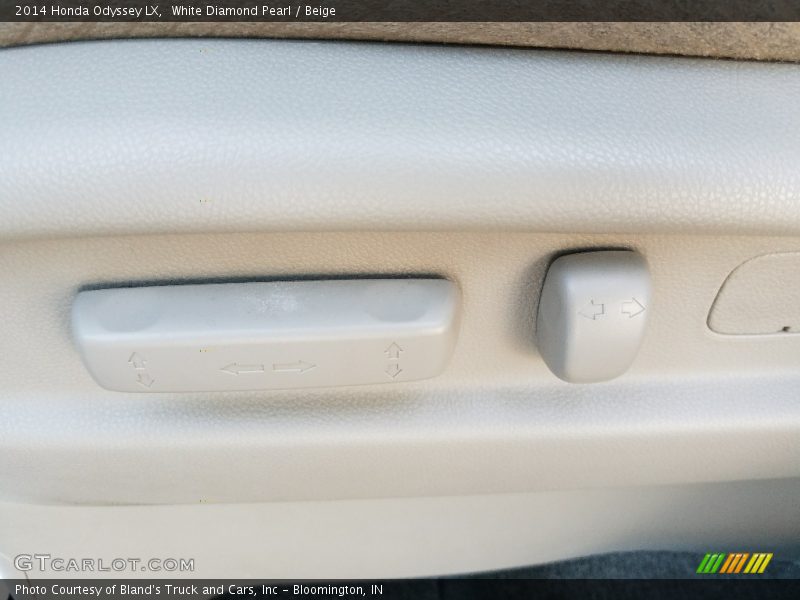 White Diamond Pearl / Beige 2014 Honda Odyssey LX