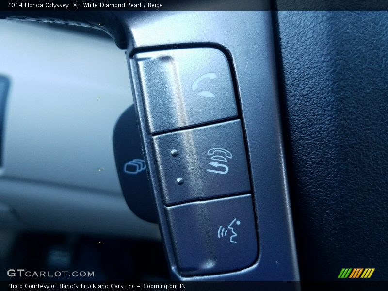 White Diamond Pearl / Beige 2014 Honda Odyssey LX