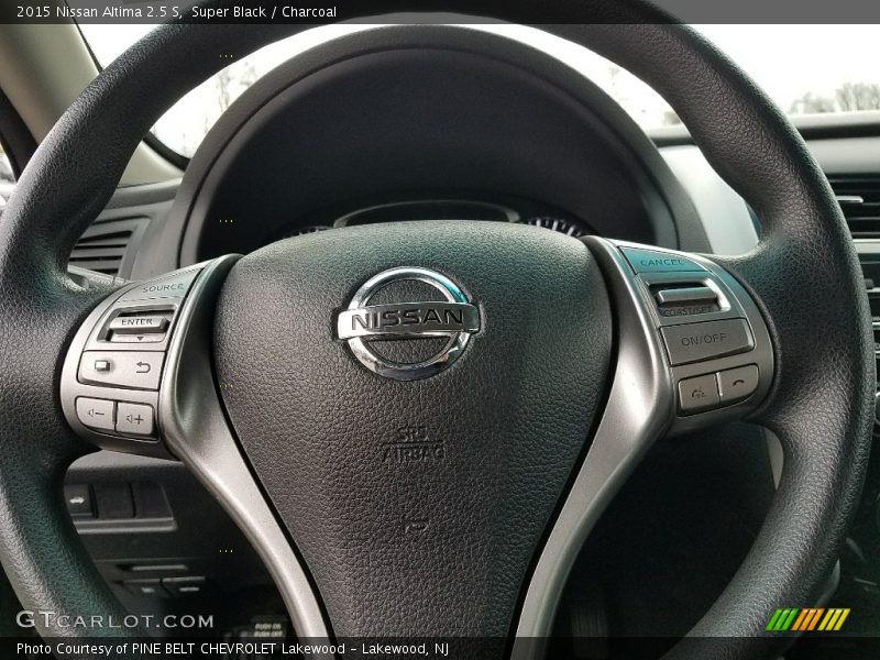Super Black / Charcoal 2015 Nissan Altima 2.5 S