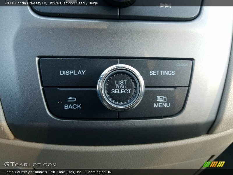 White Diamond Pearl / Beige 2014 Honda Odyssey LX