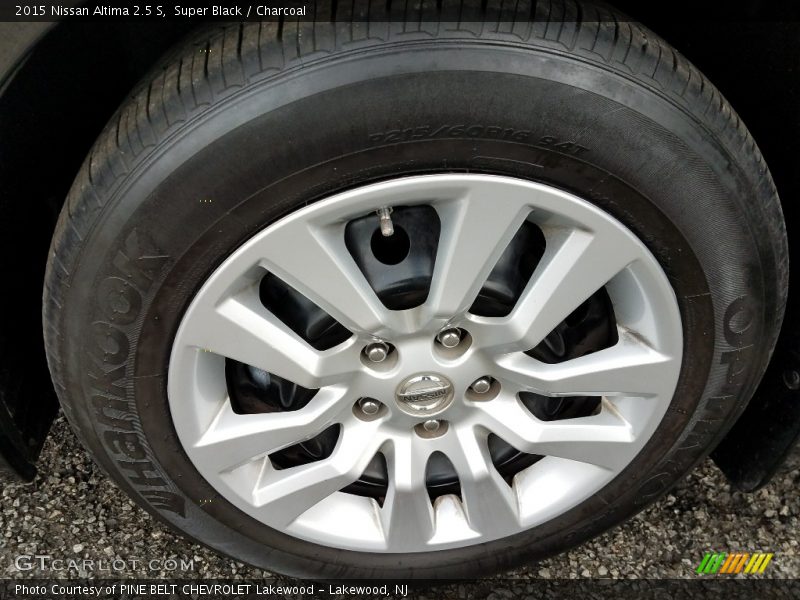 Super Black / Charcoal 2015 Nissan Altima 2.5 S