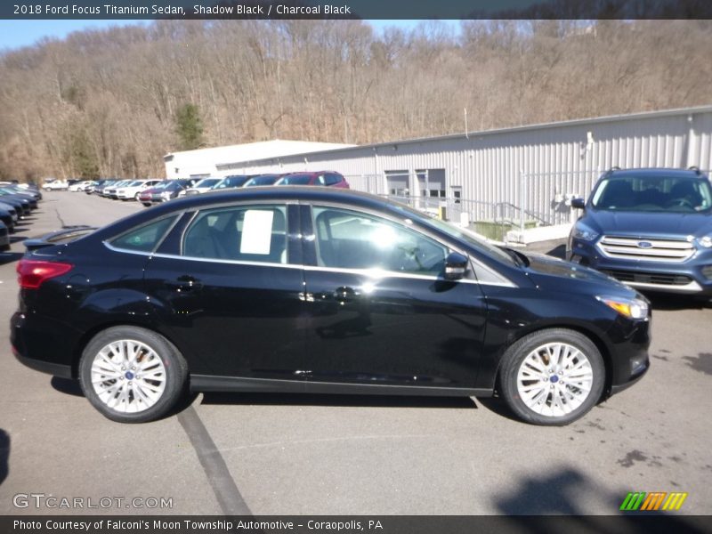 Shadow Black / Charcoal Black 2018 Ford Focus Titanium Sedan