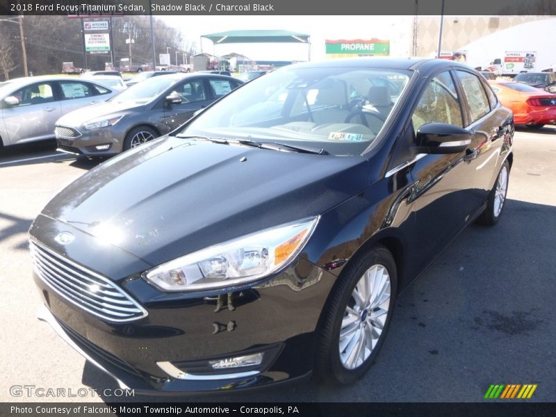 Shadow Black / Charcoal Black 2018 Ford Focus Titanium Sedan