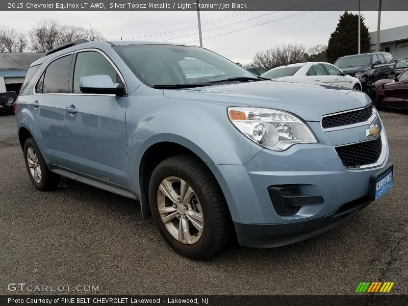 Silver Topaz Metallic / Light Titanium/Jet Black 2015 Chevrolet Equinox LT AWD