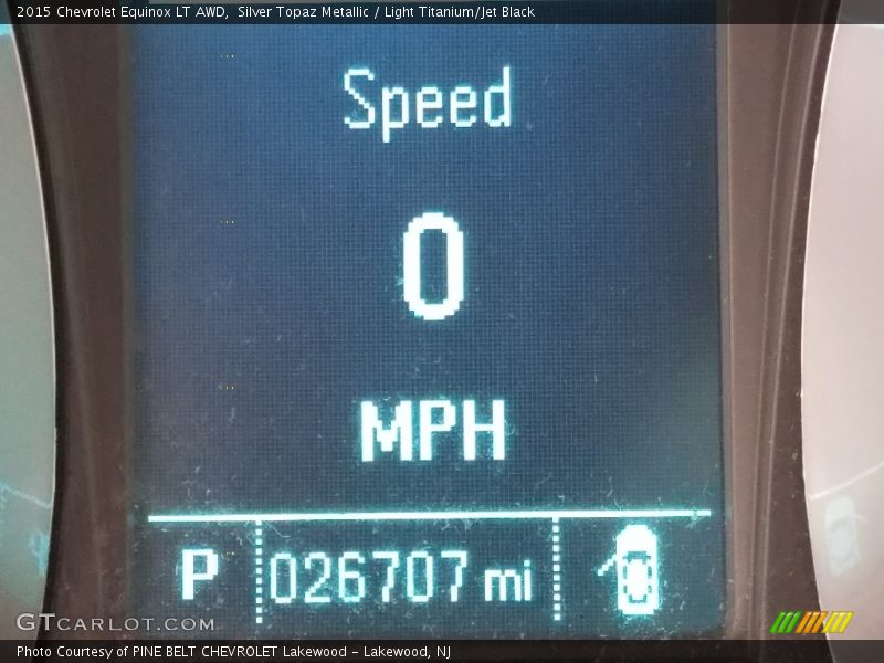 Silver Topaz Metallic / Light Titanium/Jet Black 2015 Chevrolet Equinox LT AWD