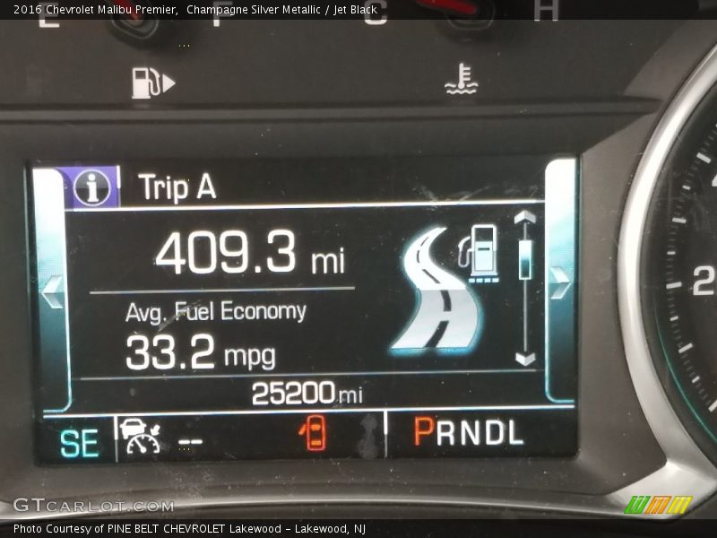 Champagne Silver Metallic / Jet Black 2016 Chevrolet Malibu Premier