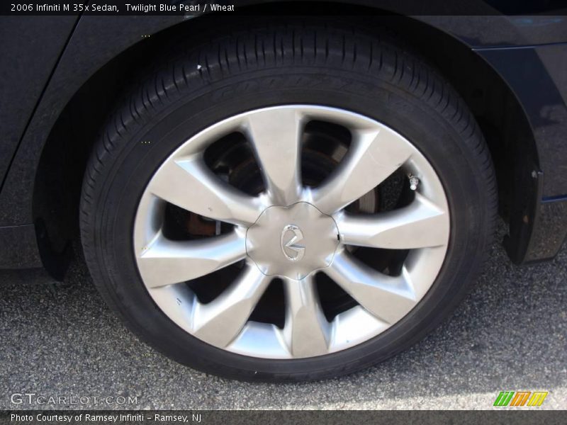Twilight Blue Pearl / Wheat 2006 Infiniti M 35x Sedan