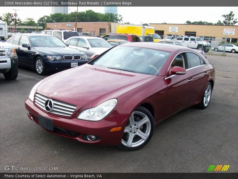 Bordeaux Red Metallic / Cashmere Beige 2006 Mercedes-Benz CLS 500
