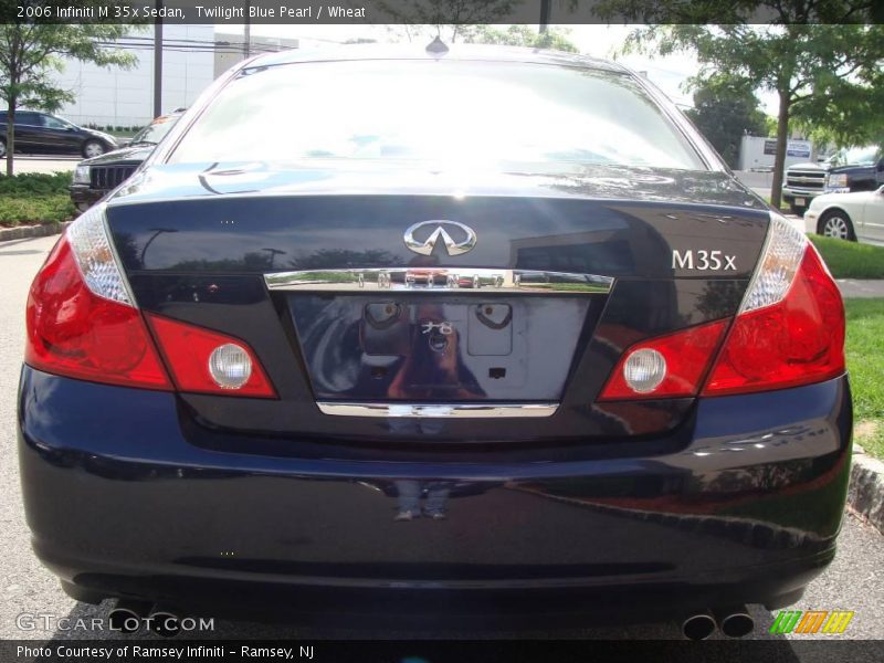 Twilight Blue Pearl / Wheat 2006 Infiniti M 35x Sedan