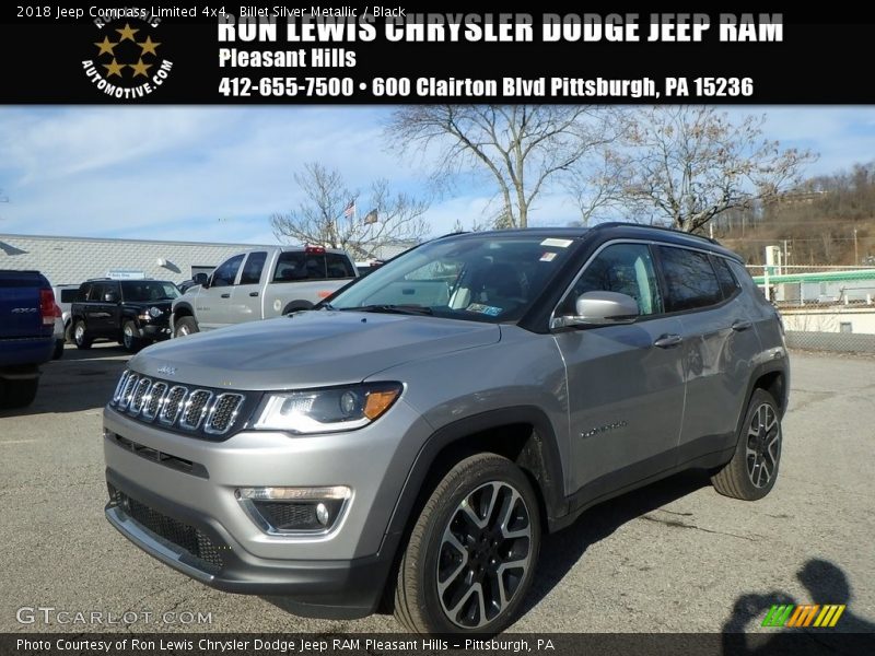 Billet Silver Metallic / Black 2018 Jeep Compass Limited 4x4