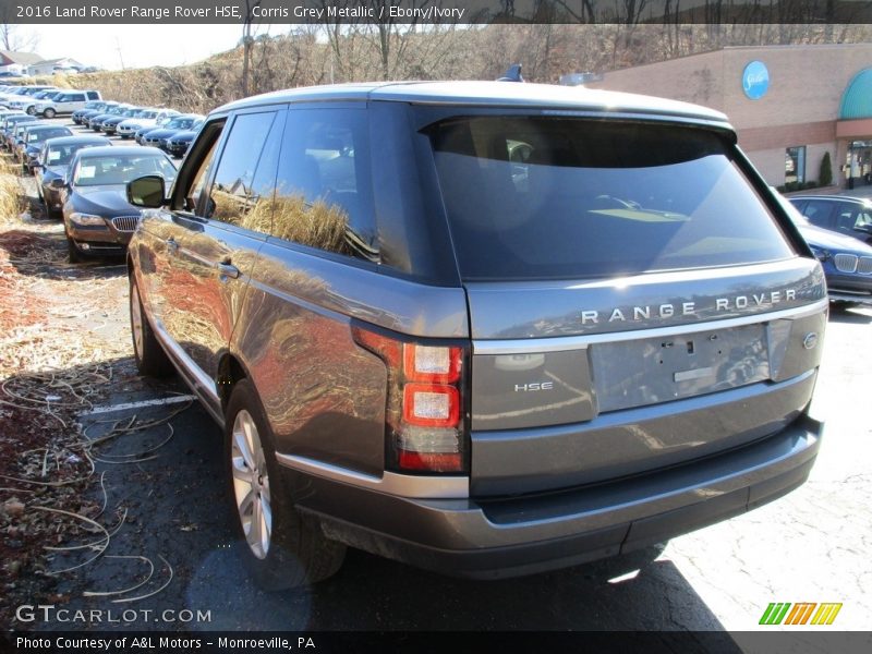 Corris Grey Metallic / Ebony/Ivory 2016 Land Rover Range Rover HSE