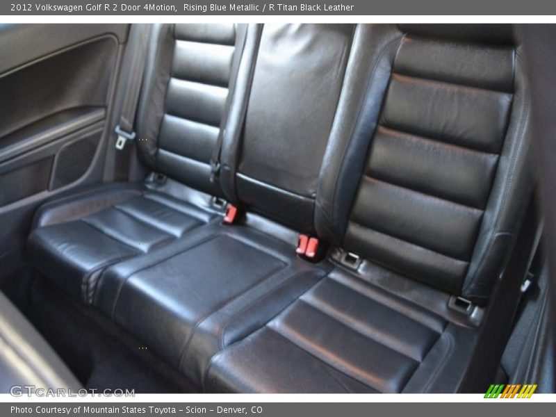 Rising Blue Metallic / R Titan Black Leather 2012 Volkswagen Golf R 2 Door 4Motion