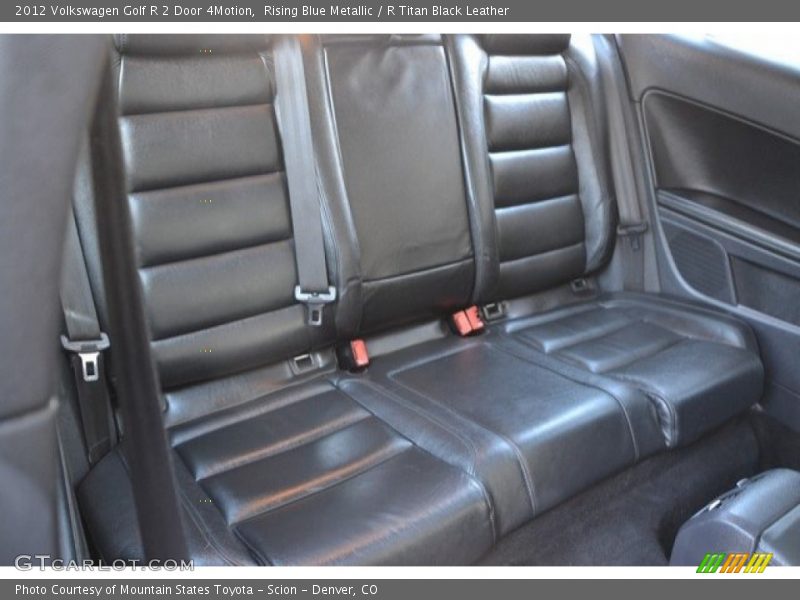 Rising Blue Metallic / R Titan Black Leather 2012 Volkswagen Golf R 2 Door 4Motion
