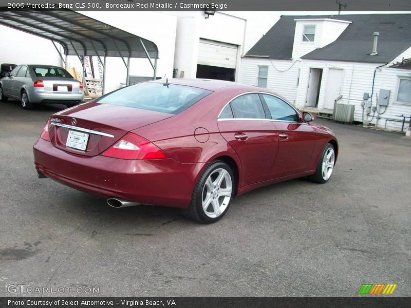 Bordeaux Red Metallic / Cashmere Beige 2006 Mercedes-Benz CLS 500
