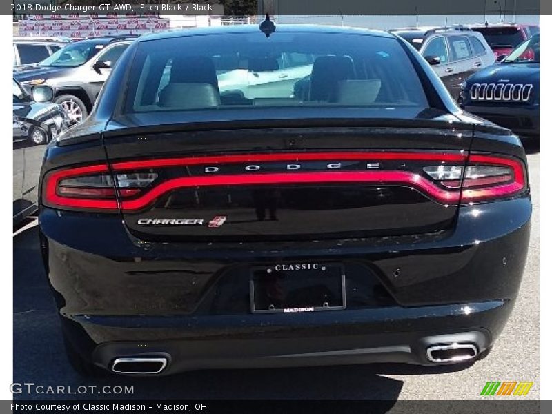 Pitch Black / Black 2018 Dodge Charger GT AWD