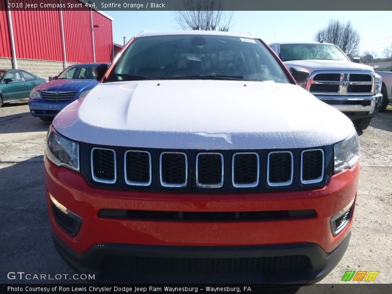 Spitfire Orange / Black 2018 Jeep Compass Sport 4x4
