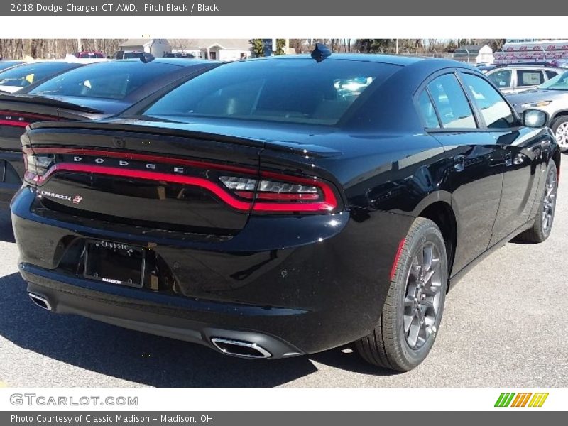 Pitch Black / Black 2018 Dodge Charger GT AWD