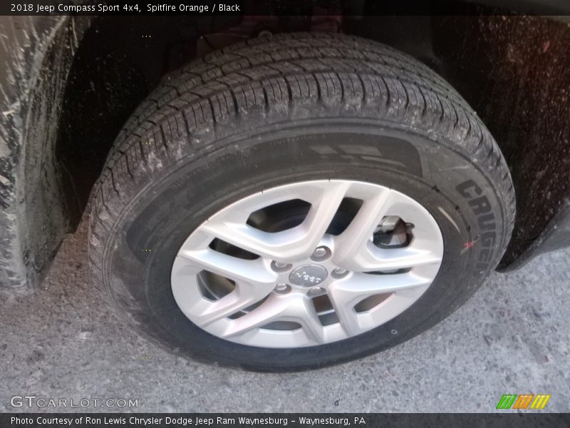 Spitfire Orange / Black 2018 Jeep Compass Sport 4x4