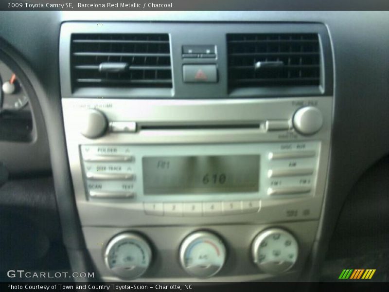 Barcelona Red Metallic / Charcoal 2009 Toyota Camry SE