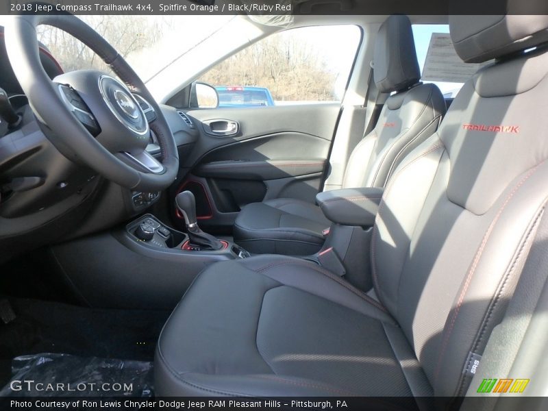 Spitfire Orange / Black/Ruby Red 2018 Jeep Compass Trailhawk 4x4