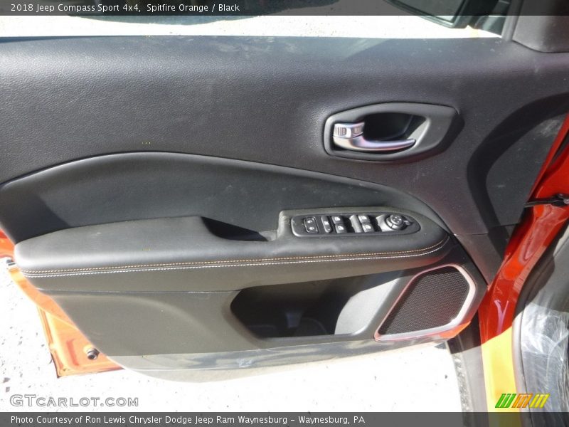 Spitfire Orange / Black 2018 Jeep Compass Sport 4x4