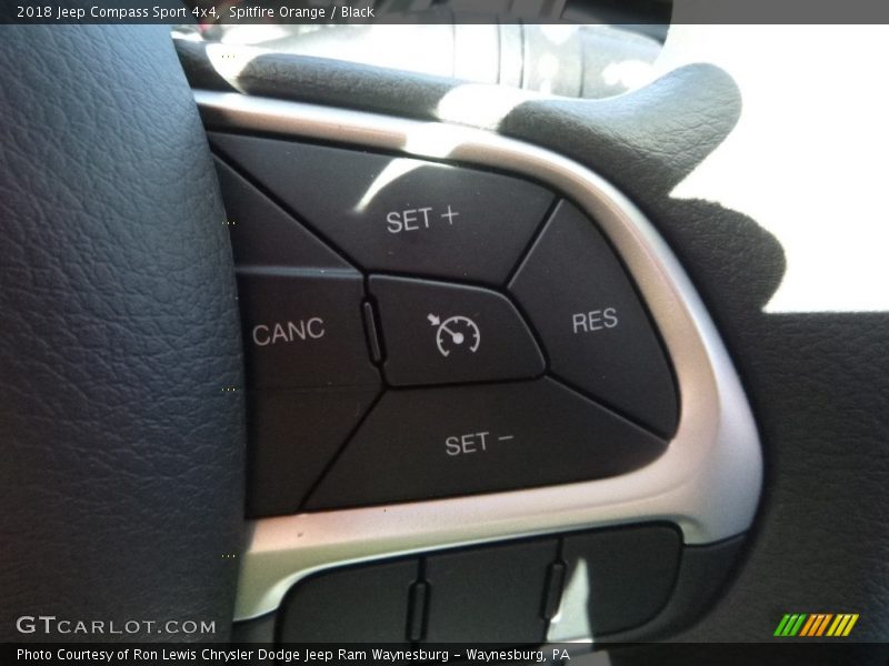 Spitfire Orange / Black 2018 Jeep Compass Sport 4x4