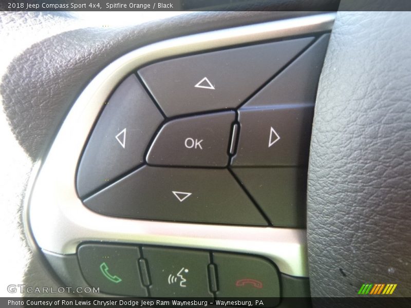 Spitfire Orange / Black 2018 Jeep Compass Sport 4x4