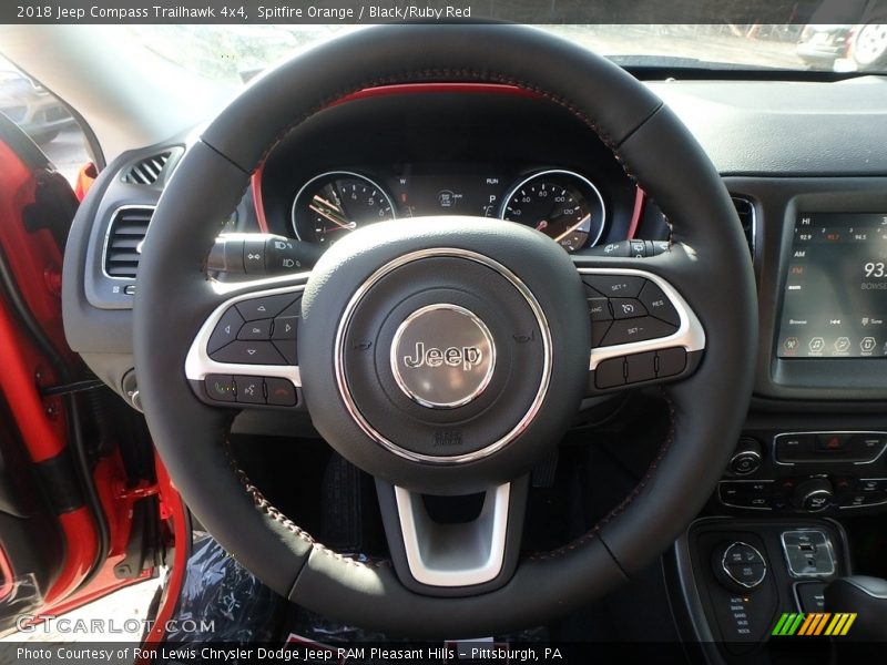 Spitfire Orange / Black/Ruby Red 2018 Jeep Compass Trailhawk 4x4